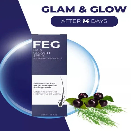 🌿 FEG Hair Growth Spray: A Natural Boost for Thicker, Healthier Hair