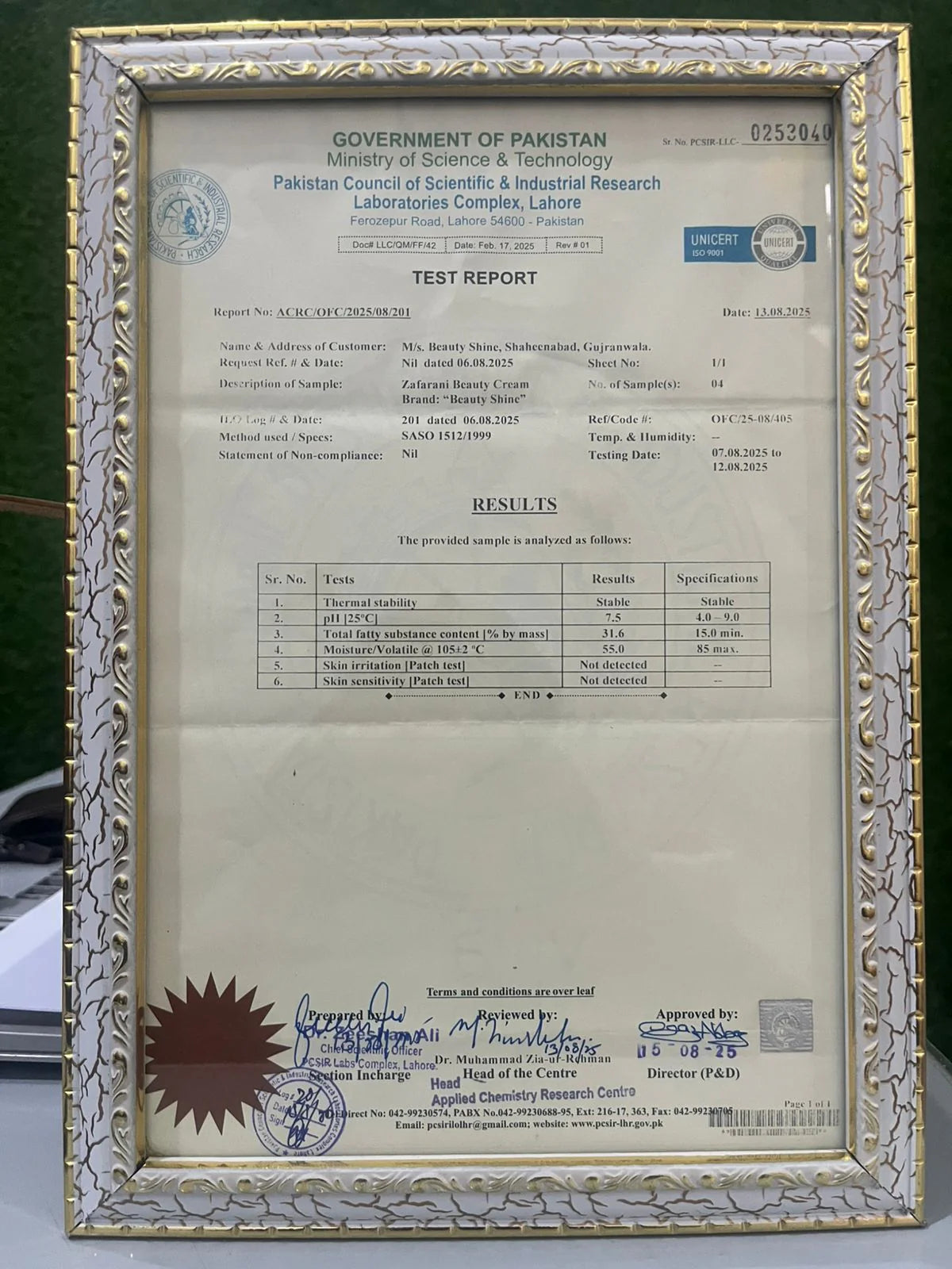 Zafrani Beauty Cream For Whitening & Glow